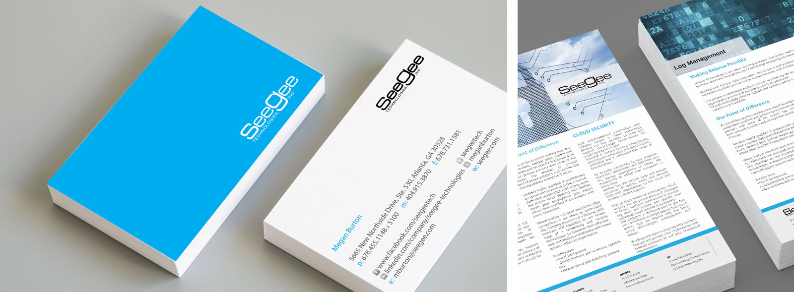Seege Business Cards and Letterjead
