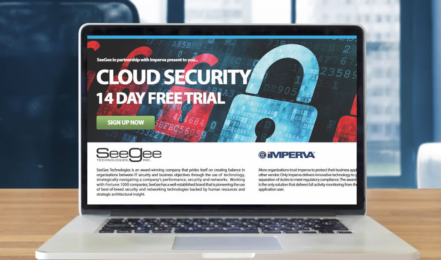 Seege Case Study Website View