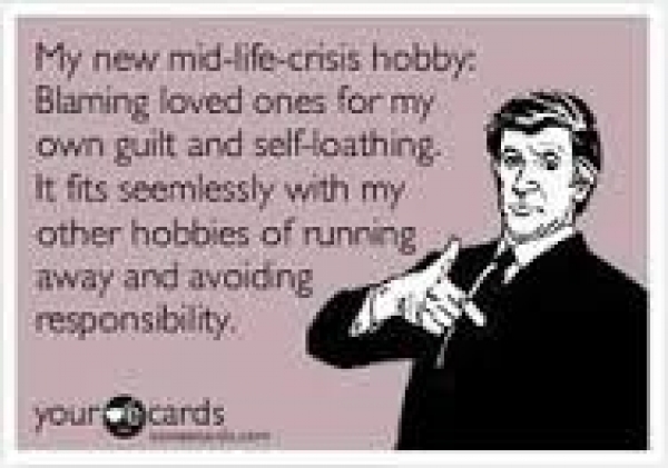 Midlife crisis husband left me