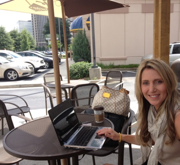Caribou Coffee Shop in Atlanta - where new business is born