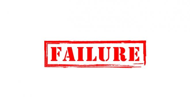 Failure. Let's be honest... it sucks